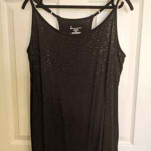 NWOT Lane Bryant Embellished Racerback Tank Top